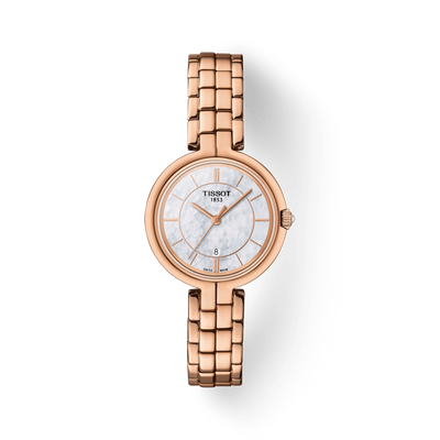 Tissot T-Lady White Mother-Of-Pearl Dial Women 30mm