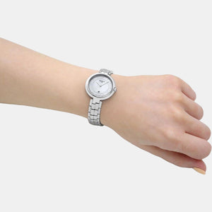 Flamingo Women Quartz White Mother Of Pearl Analog Stainless Steel Watch T0942101111601