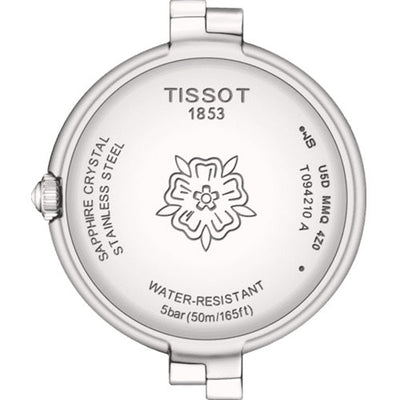 Tissot T-Lady White Mother-Of-Pearl Dial Women 30mm