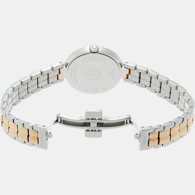 Flamingo Women Quartz White Dial Analog Stainless Steel Watch T0942102211100