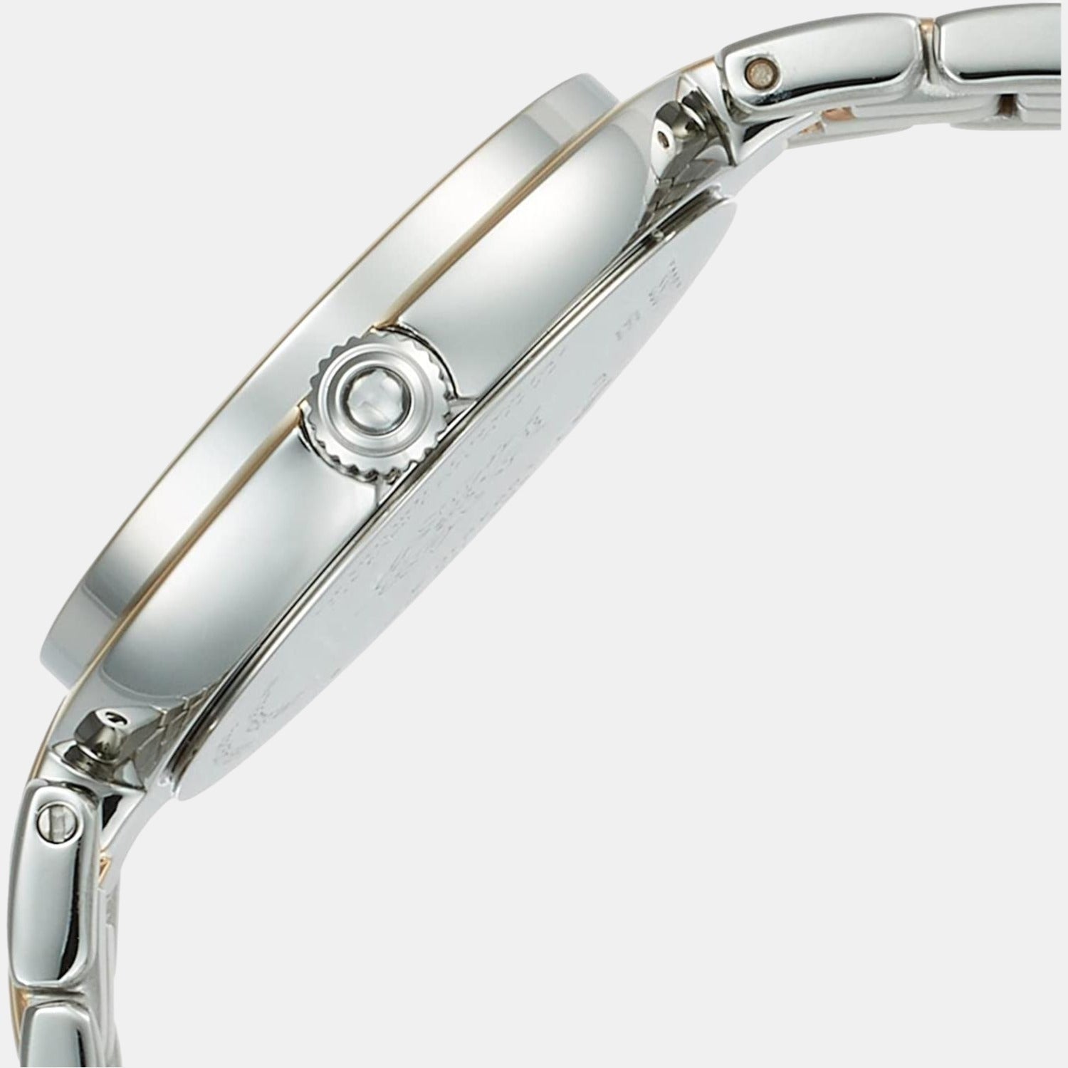 Flamingo Women Quartz White Dial Analog Stainless Steel Watch T0942102211100