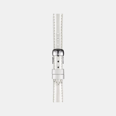 Flamingo T-Lady Women Quartz Analog White Mother Of Pearl Dial Leather Watch T0942102611101