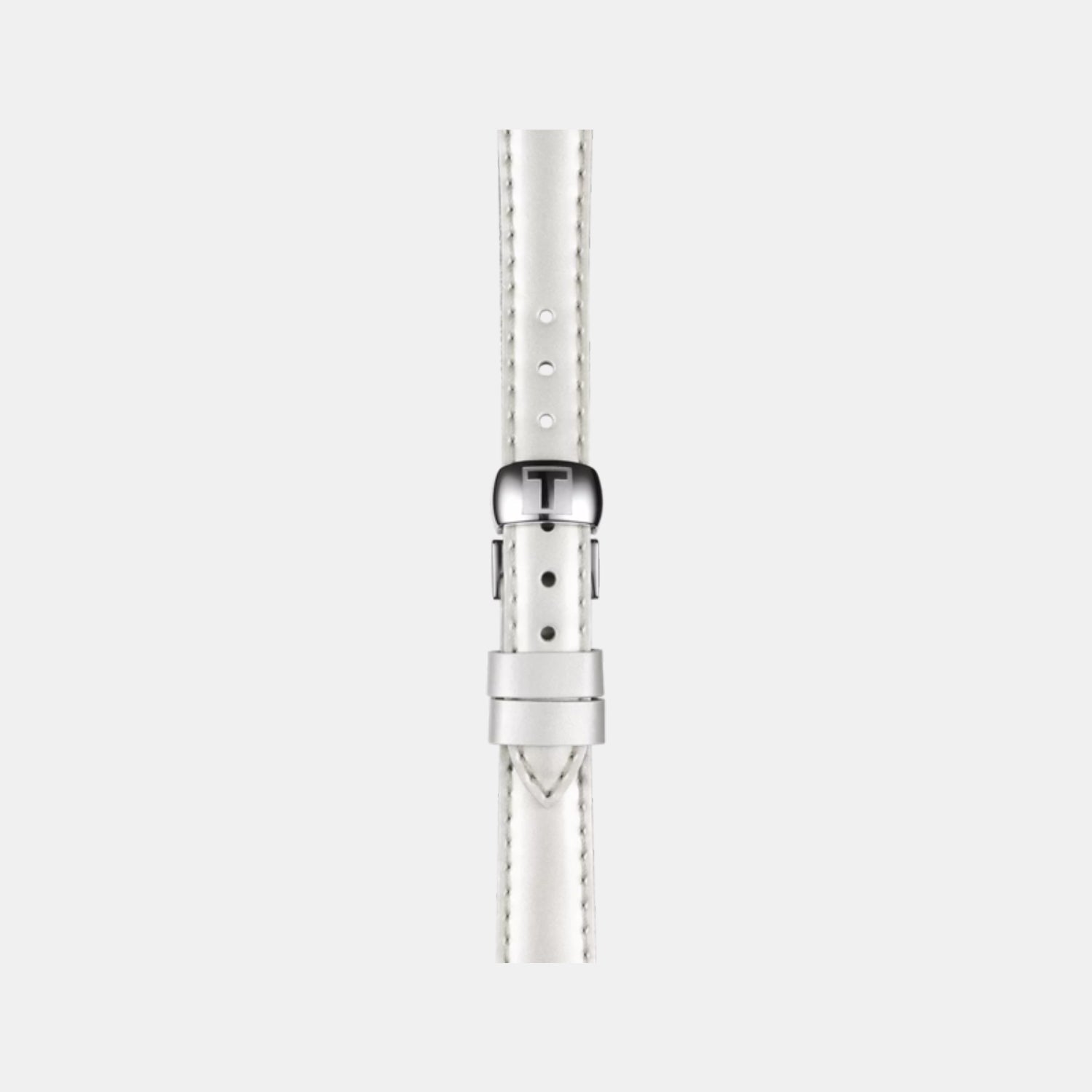 Flamingo T-Lady Women Quartz Analog White Mother Of Pearl Dial Leather Watch T0942102611101