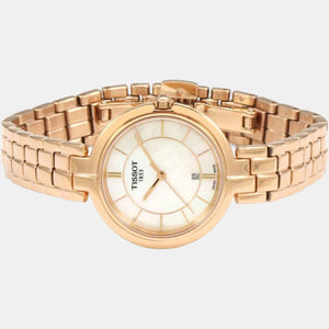 Flamingo Women Quartz Mother Of Pearl Dial Analog Stainless Steel Watch T0942103311101
