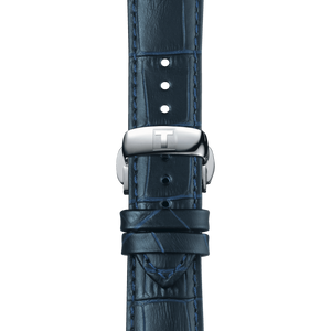 Tissot T-Classic Chemin des Tourelles Powermatic 80 Blue Dial Men 42mm