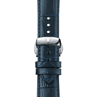 Tissot T-Classic Chemin des Tourelles Powermatic 80 Blue Dial Men 42mm