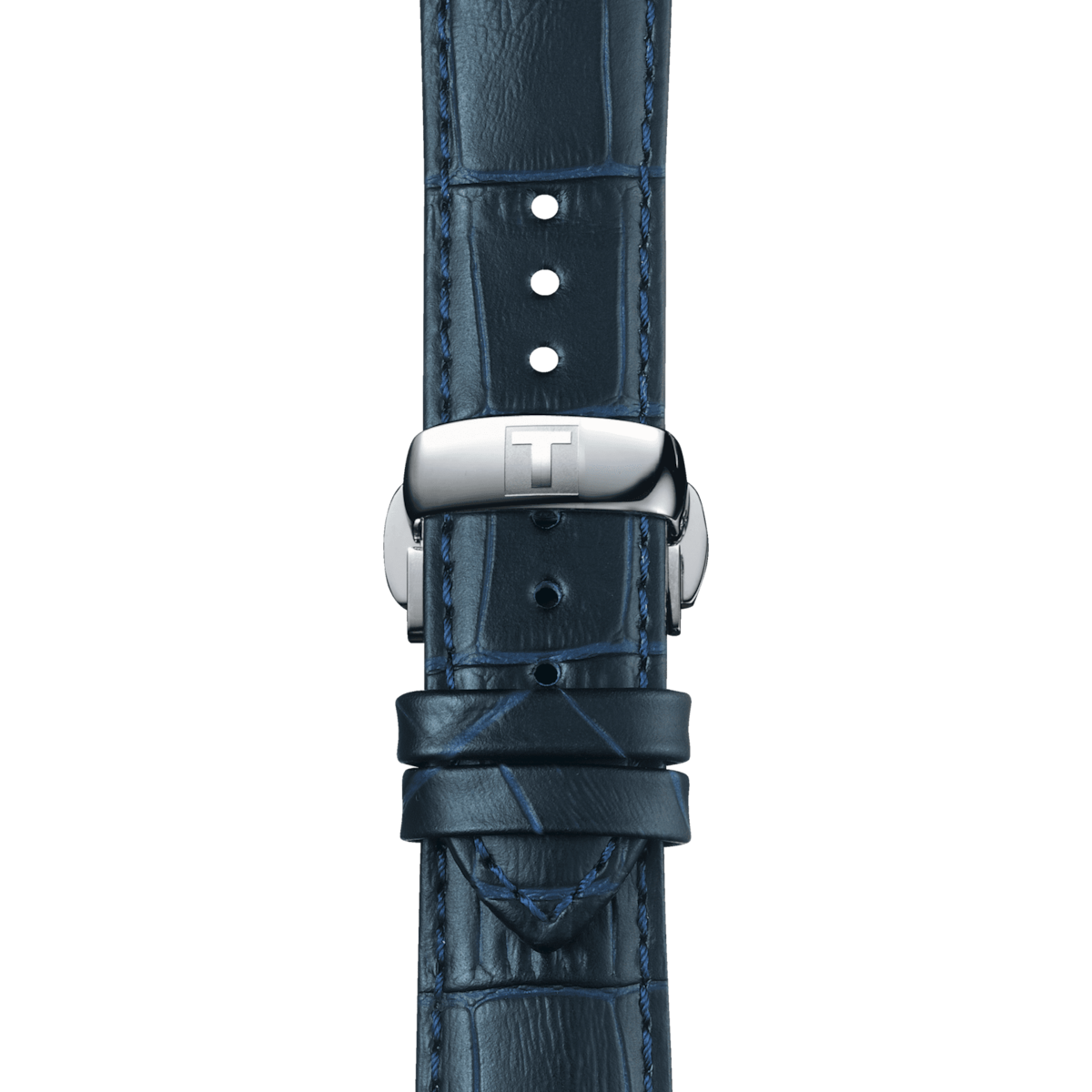 Tissot T-Classic Chemin des Tourelles Powermatic 80 Blue Dial Men 42mm
