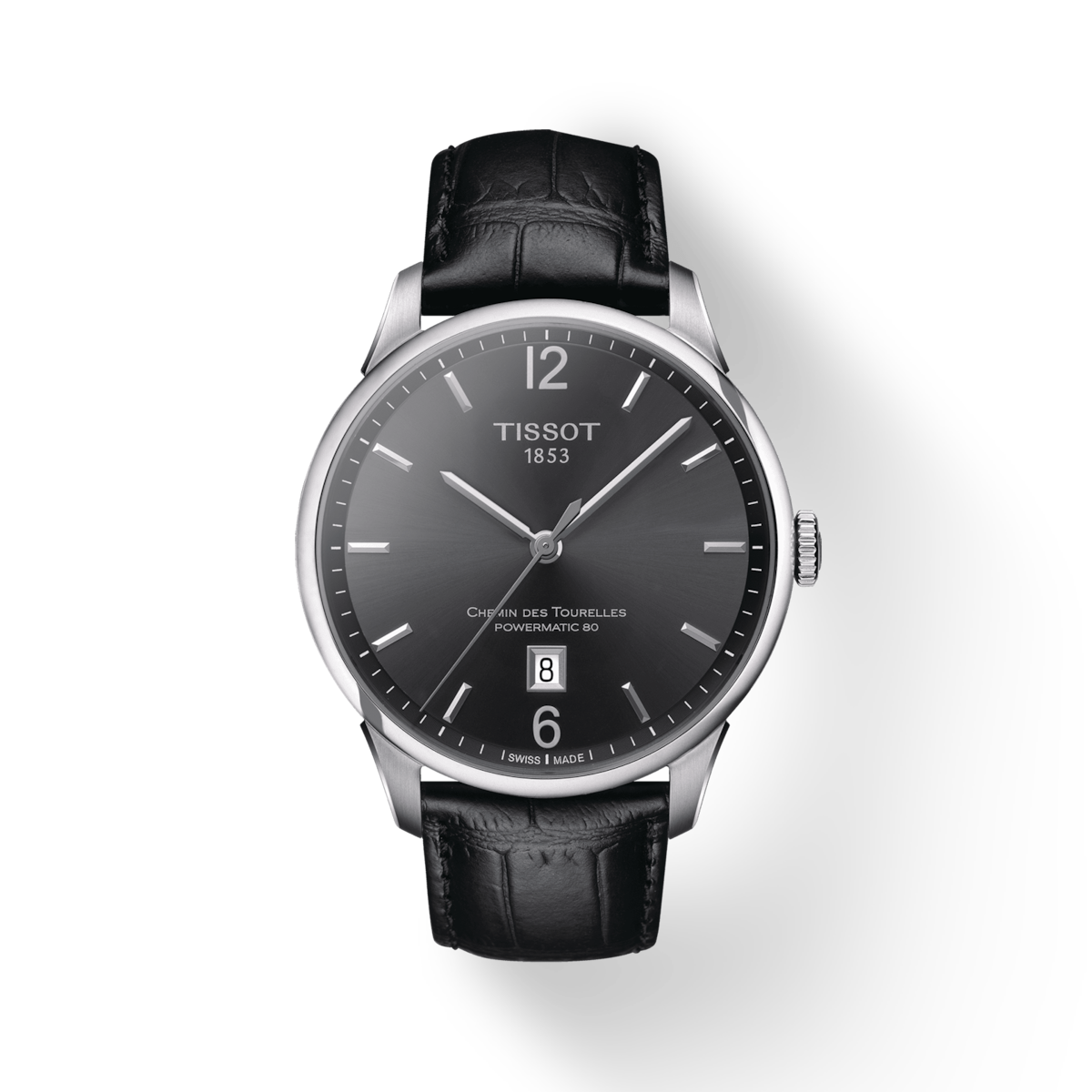 Tissot T-Classic Gunmetal Dial Men 42mm