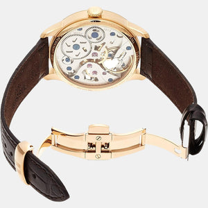 Chemin Des Tourelles Men Analog Leather Watch T0994053641800