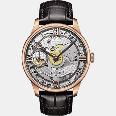 Chemin Des Tourelles Men Analog Leather Watch T0994053641800