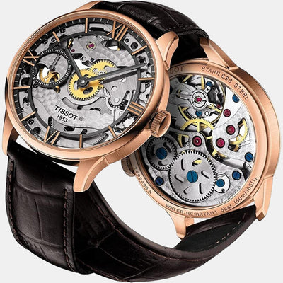 Chemin Des Tourelles Men Analog Leather Watch T0994053641800