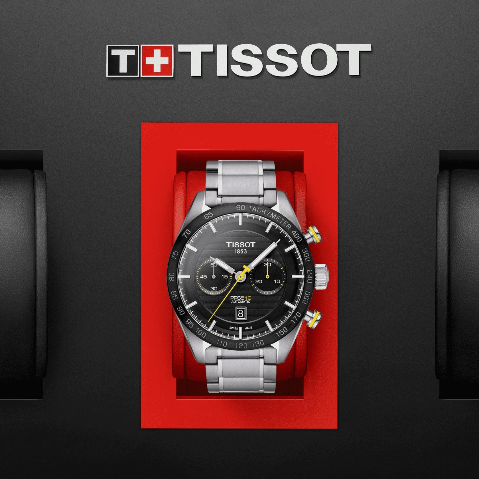 Tissot T-Sport Black Dial Men 45mm