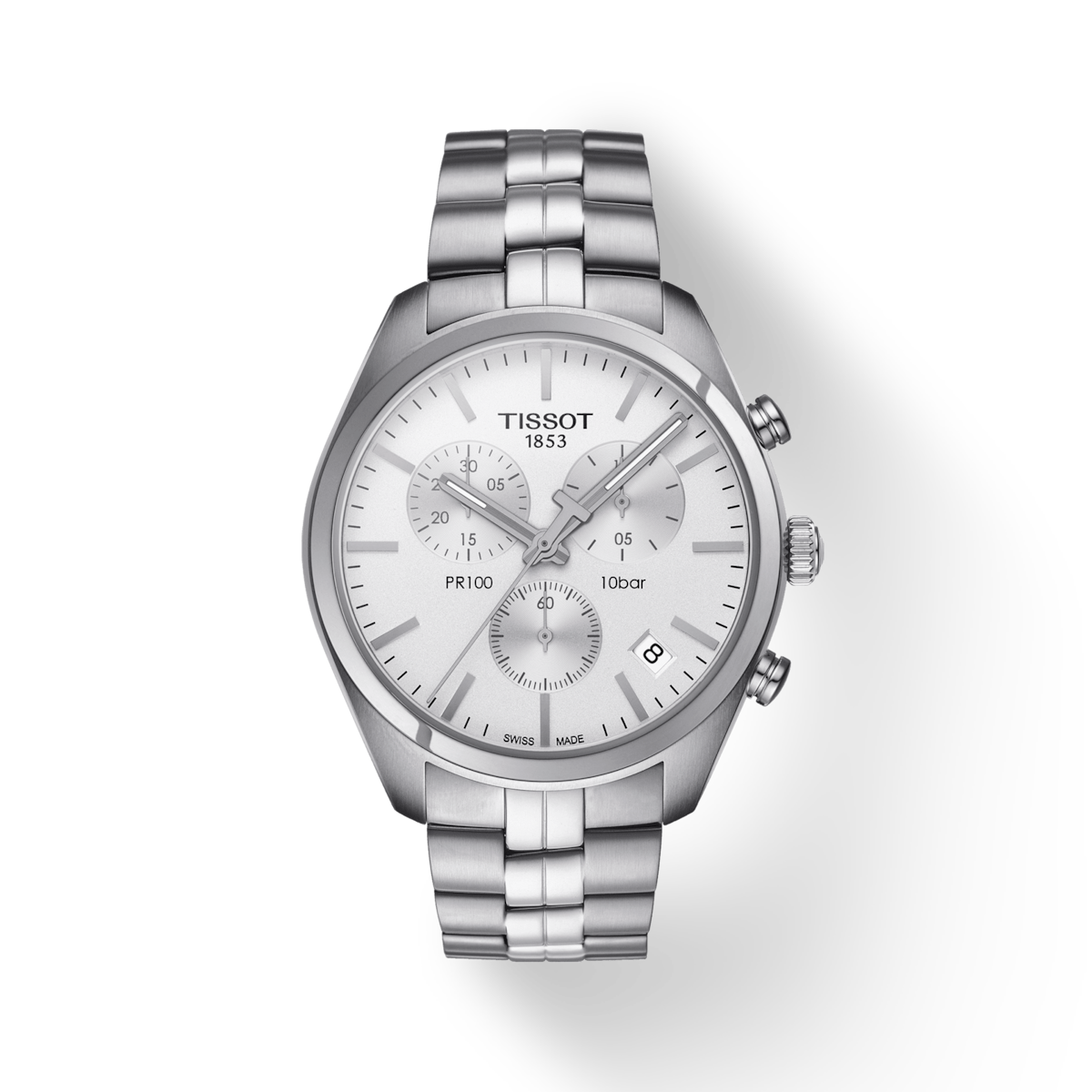 Tissot T-Classic Silver Dial Men 41mm