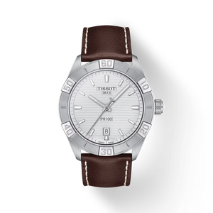 Tissot T-Classic PR100 Silver Dial Men 42mm