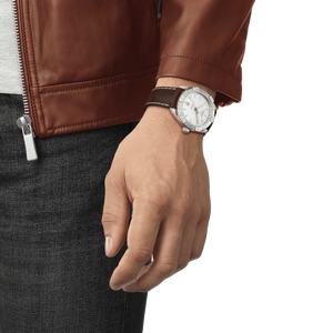 Tissot T-Classic PR100 Silver Dial Men 42mm