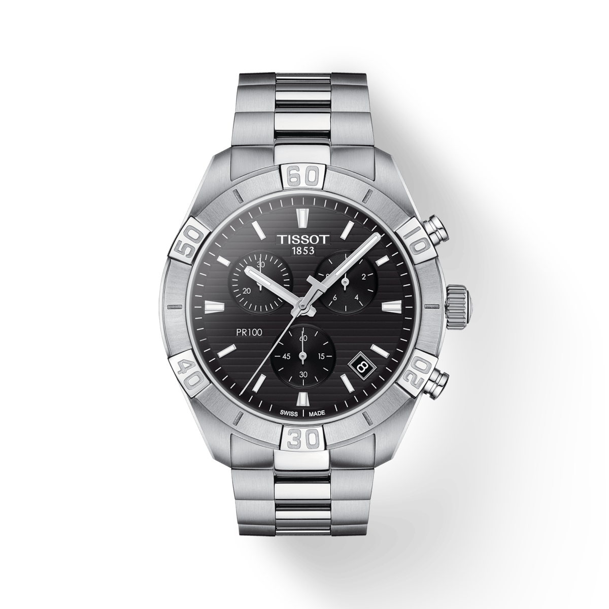 Tissot T-Classic Black Dial Men 44mm