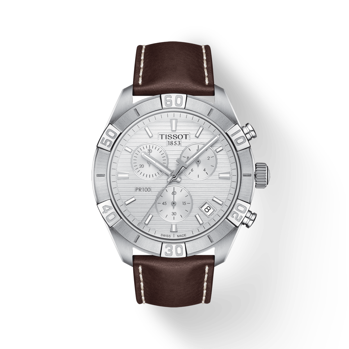 Tissot T-Classic Silver Dial Men 44mm