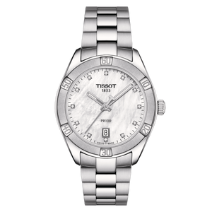 Tissot T-Classic White Mother-Of-Pearl Dial Women 36mm
