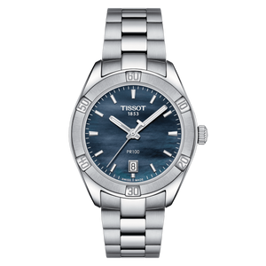 Tissot T-Classic Black Mother-Of-Pearl Dial Women 36mm