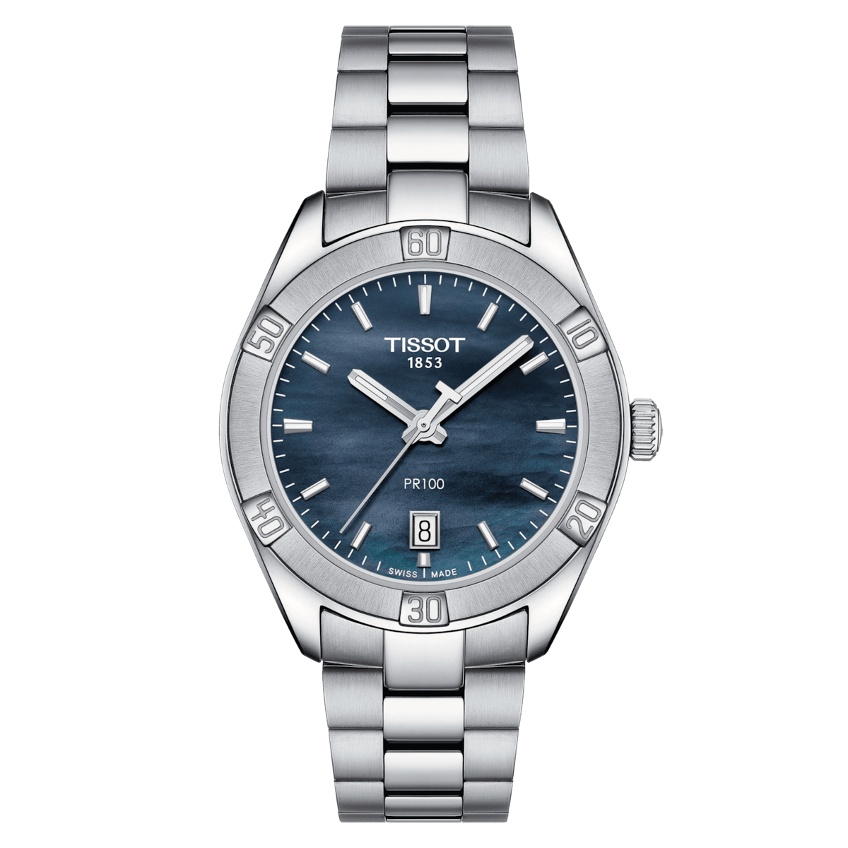 Tissot T-Classic Black Mother-Of-Pearl Dial Women 36mm