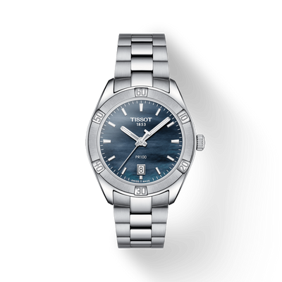 Tissot T-Classic Black Mother-Of-Pearl Dial Women 36mm