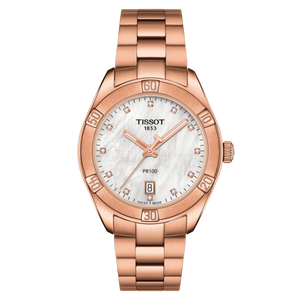 Tissot T-Classic White Mother-Of-Pearl Dial Women 36mm