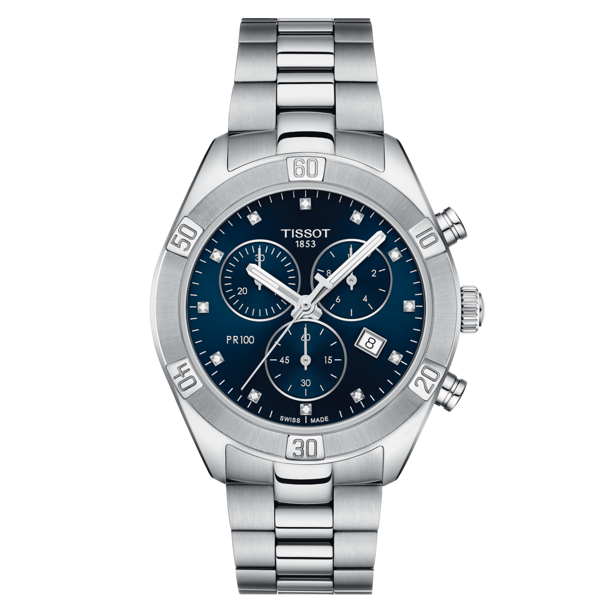 Tissot T-Classic Blue Dial Women 38mm
