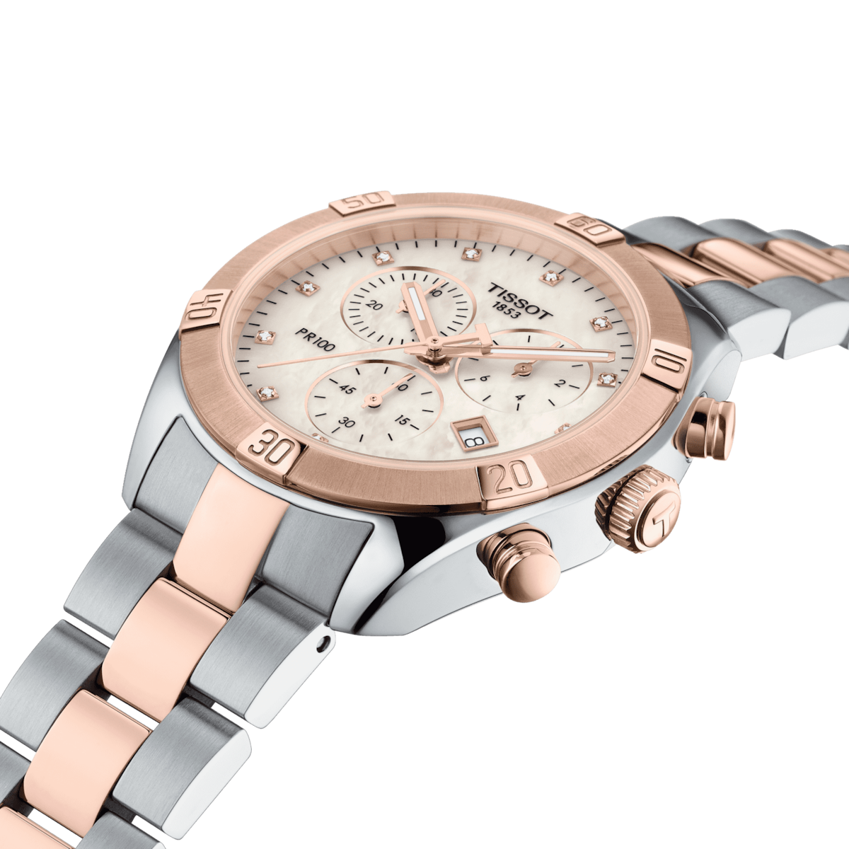 Tissot T-Classic White Mother-Of-Pearl Dial Women 38mm