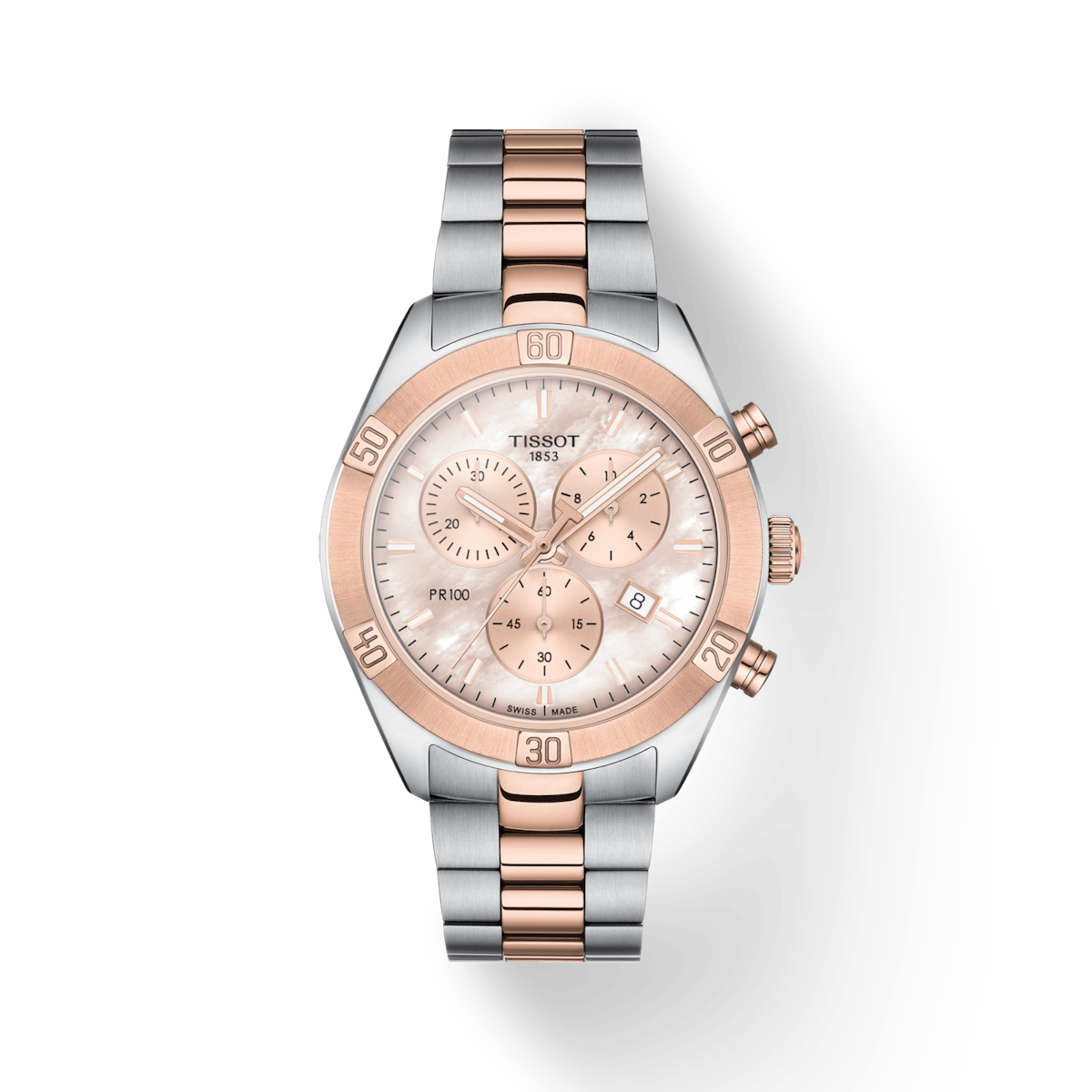 Tissot T-Classic White Mother-Of-Pearl Dial Women 38mm