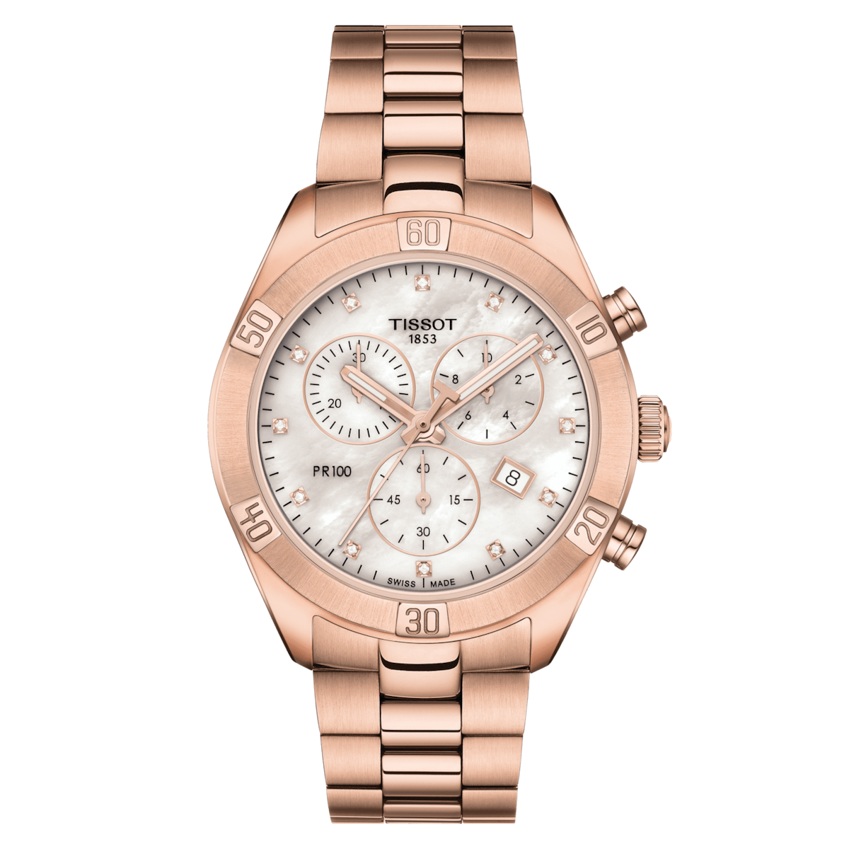 Tissot T-Classic White Mother-Of-Pearl Dial Women 38mm