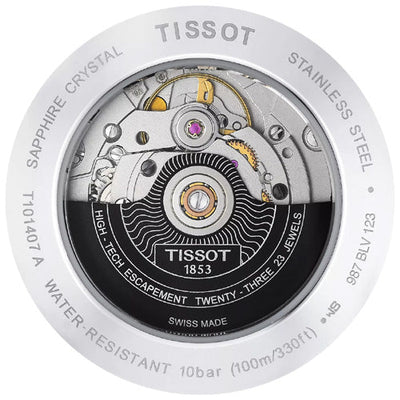 Tissot T-Classic PR100 Powermatic 80 Silver Dial Men 39mm T1014072203100