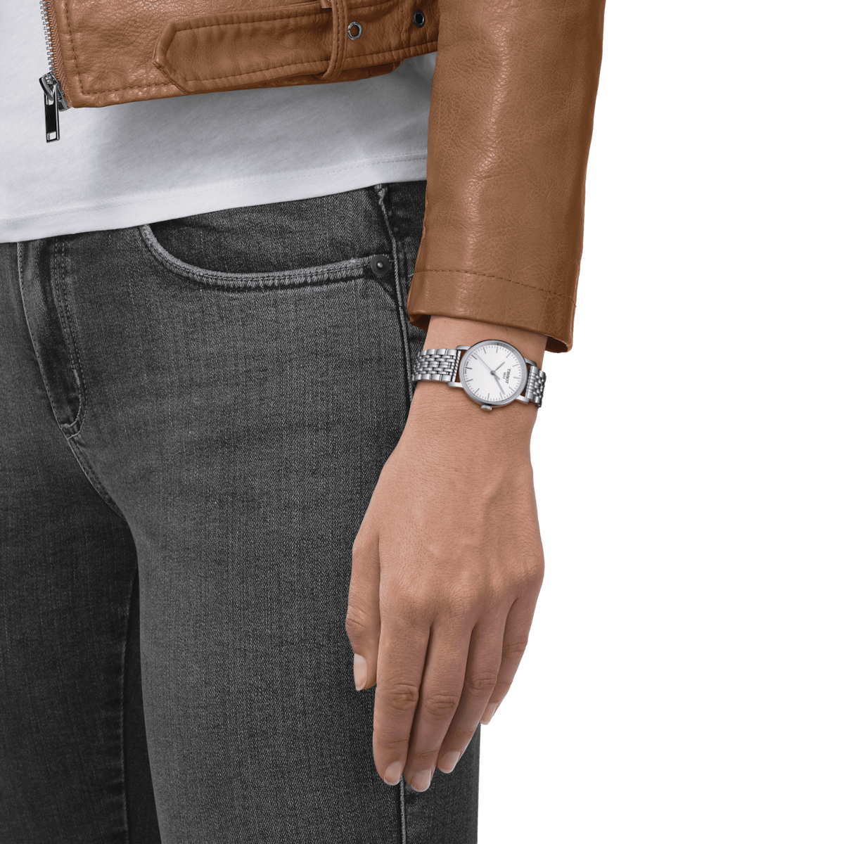 Tissot T-Classic Silver Dial Women 30mm