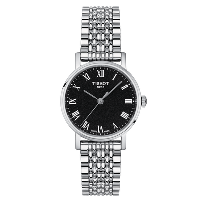 Tissot T-Classic Black Dial Women 30mm