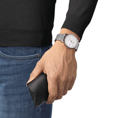 Tissot T-Classic Silver Dial Men 40mm