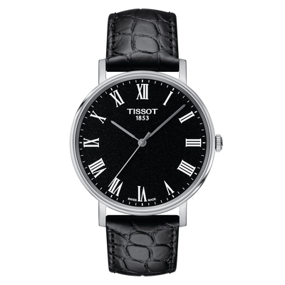 Tissot T-Classic Black Dial Men 38mm