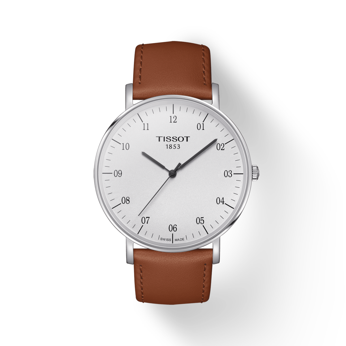 Tissot T-Classic Silver Dial Men 42mm
