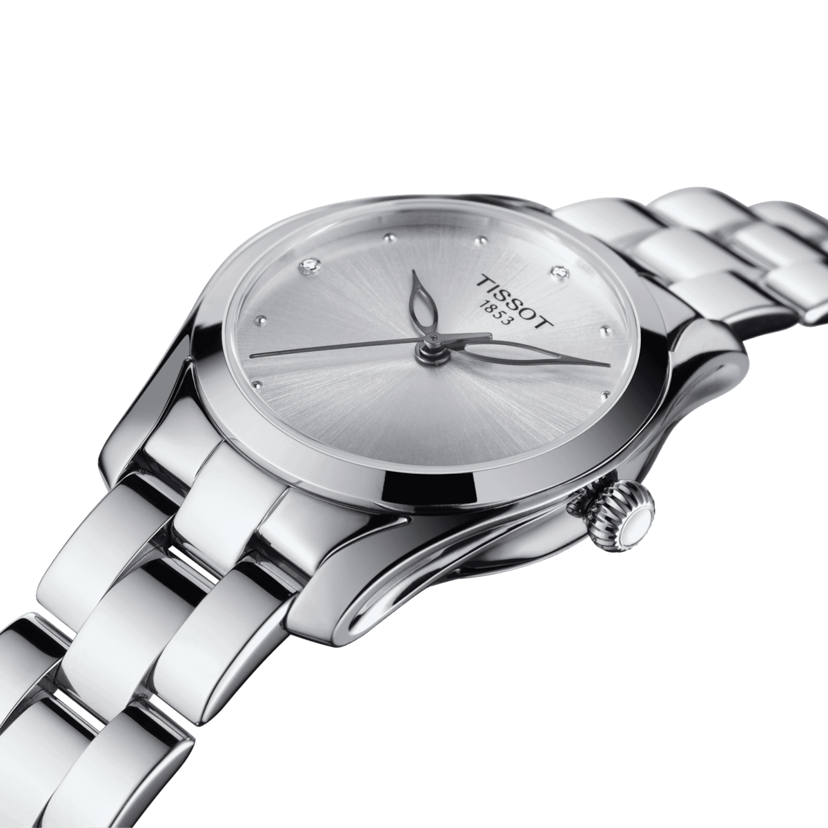 Tissot T-Lady T-Wave Silver Dial Women 30mm