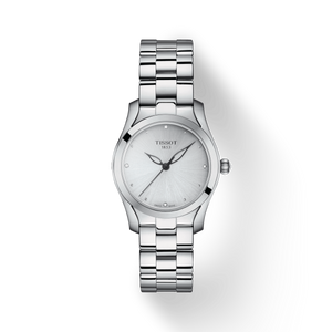 Tissot T-Lady T-Wave Silver Dial Women 30mm