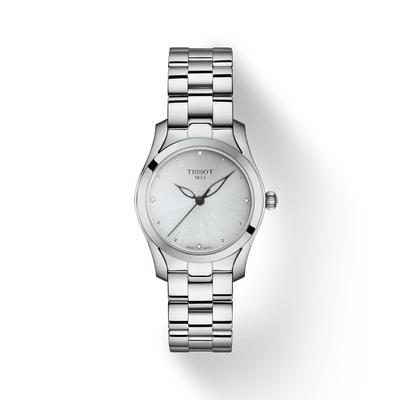Tissot T-Lady T-Wave Silver Dial Women 30mm