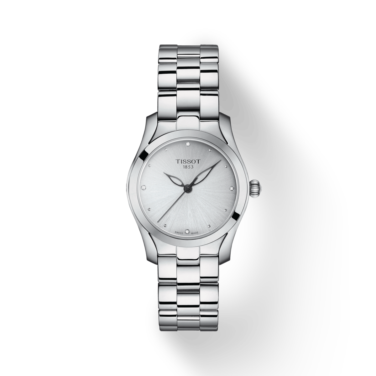 Tissot T-Lady T-Wave Silver Dial Women 30mm