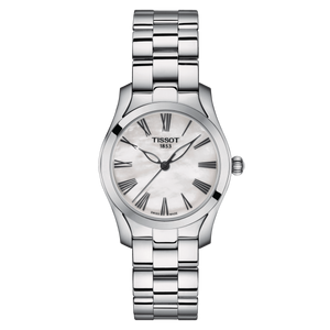 Tissot T-Lady White Mother-Of-Pearl Dial Women 30mm