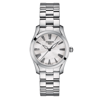 Tissot T-Lady White Mother-Of-Pearl Dial Women 30mm