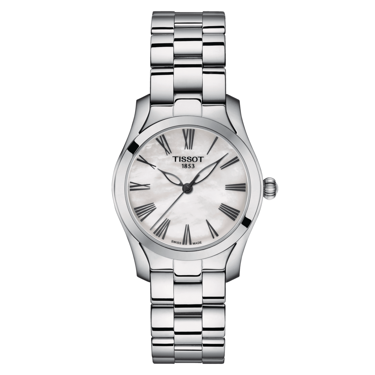Tissot T-Lady White Mother-Of-Pearl Dial Women 30mm