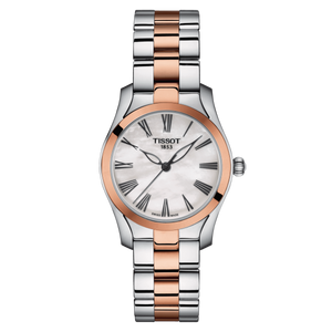 Tissot T-Lady White Mother-Of-Pearl Dial Women 30mm