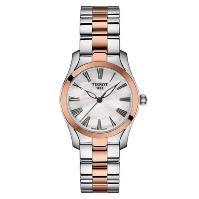 Tissot T-Lady White Mother-Of-Pearl Dial Women 30mm