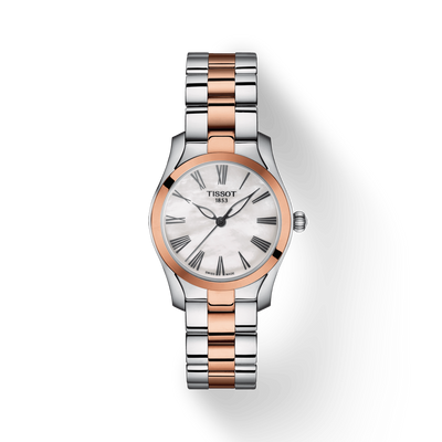 Tissot T-Lady White Mother-Of-Pearl Dial Women 30mm