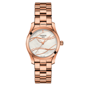 Tissot T-Lady White Mother-Of-Pearl Dial Women 30mm