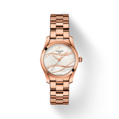Tissot T-Lady White Mother-Of-Pearl Dial Women 30mm
