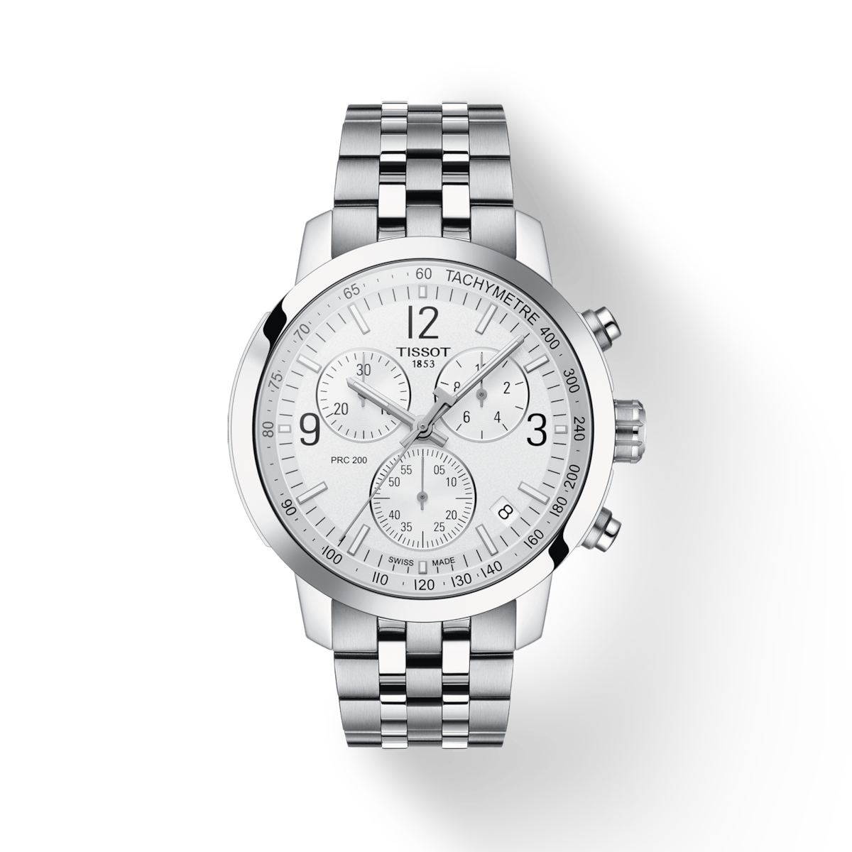 Tissot T-Sport Silver Dial Men 43mm