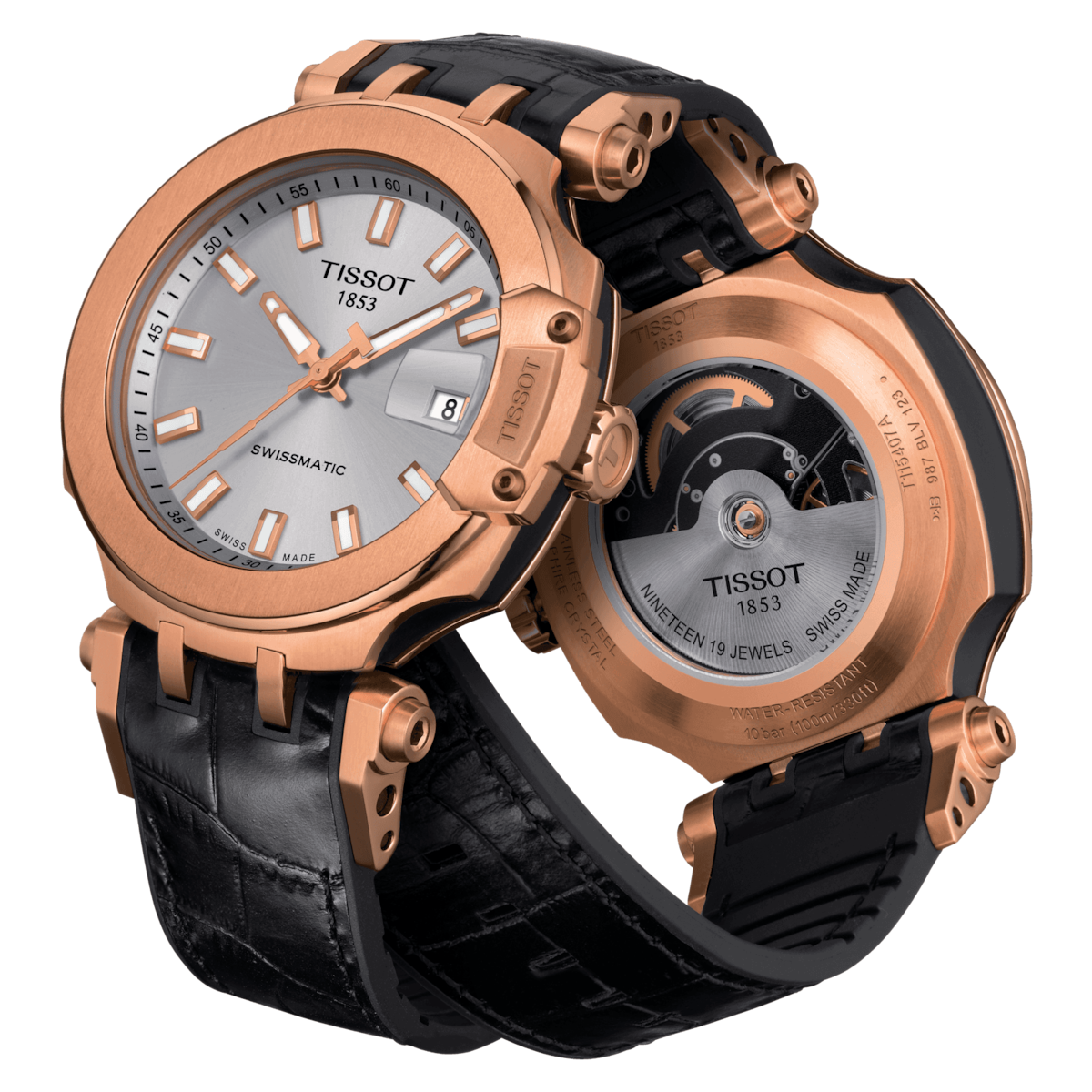 Tissot T-Sport Silver Dial Men 45mm